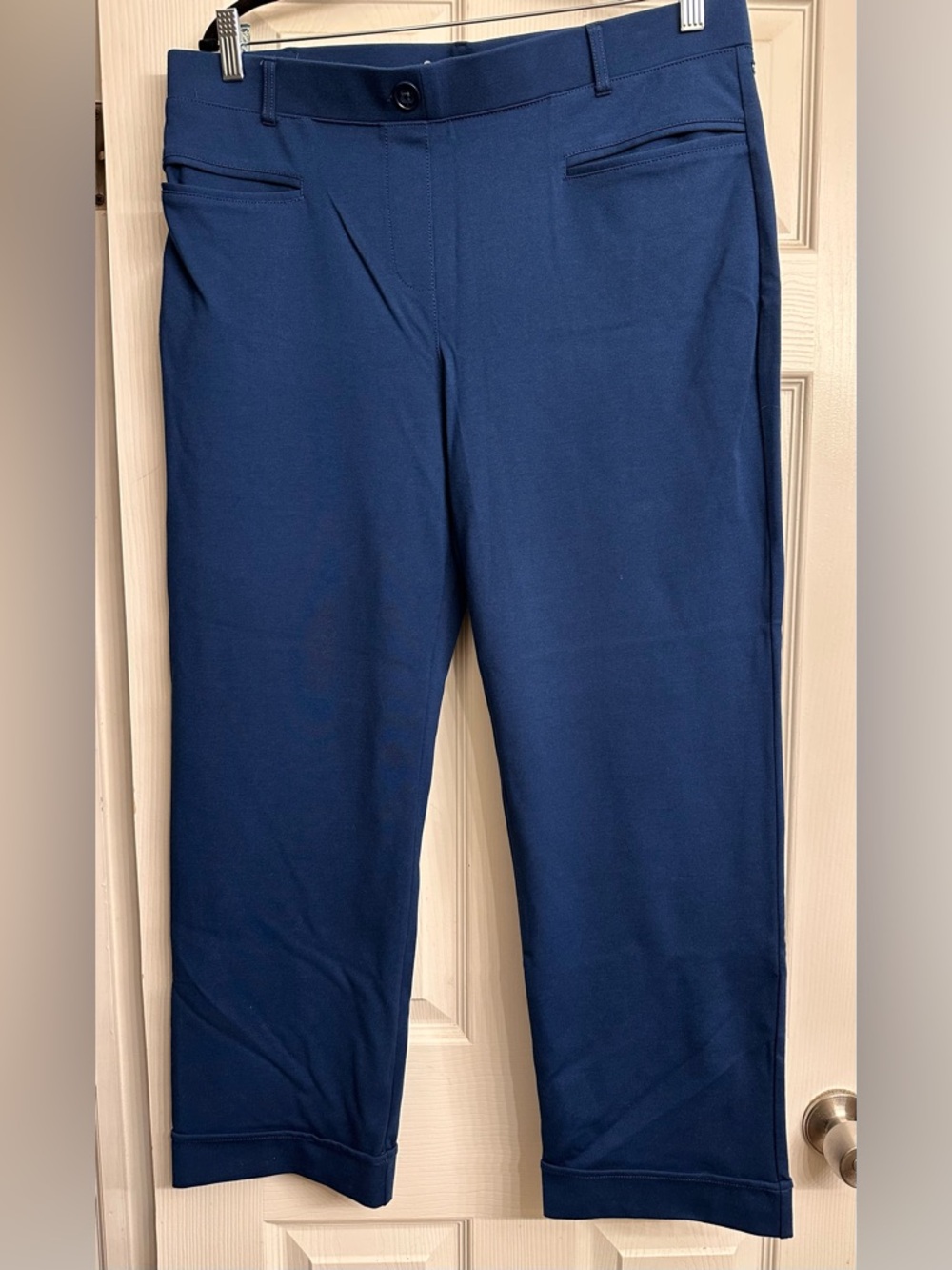 Betabrand Blue Cosmo Crop Trousers - Picture 7 of 7